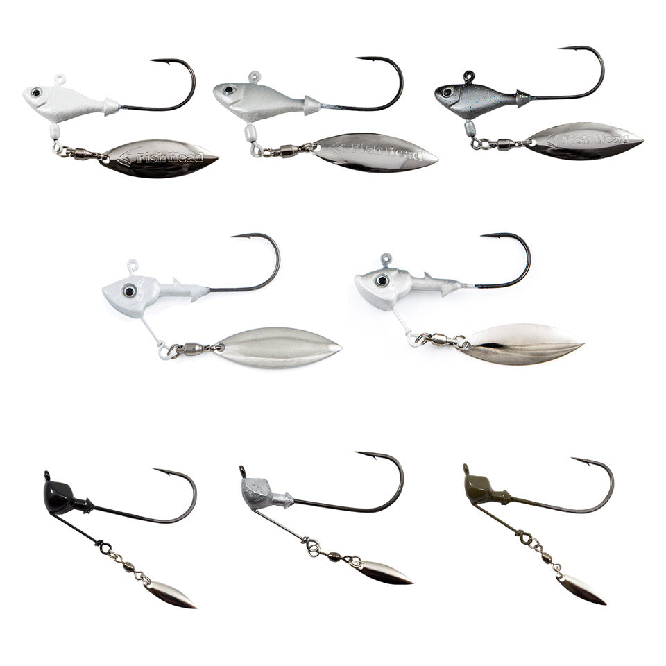 fish heads lures Fish Head Underspin Sampler Pack